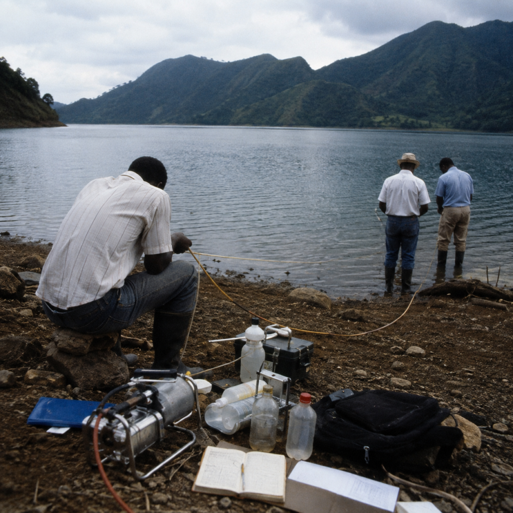 ニオス湖ガス災害の現場はどこ？｜ガス雲が流れた谷と被災地域を地図で確認