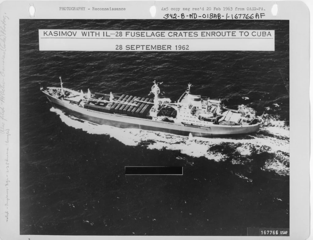 1962年のソ連軍によるキューバへの核戦力配備計画を示す公文書資料