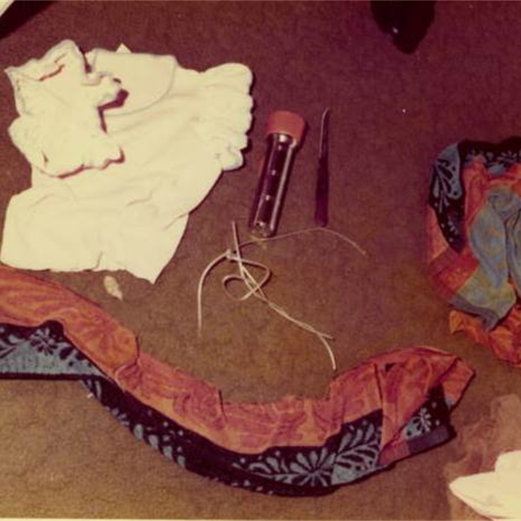 FBIが公開したEast Area Rapist事件の犯罪現場証拠
